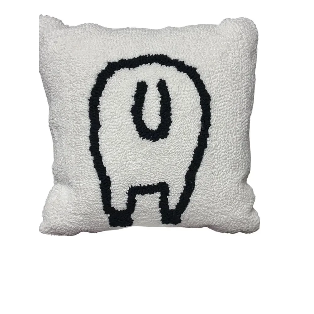 Woolrich Hooked Throw Pillow Woolrich Sheep 14x14 Cabin Lodge